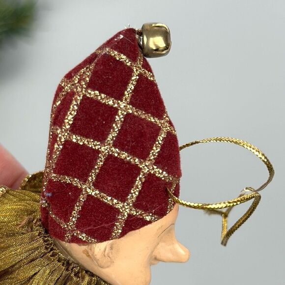 Katherine’s Collection Wayne Kleski Christmas Ornament Clown Jester on a Stick - Picture 9 of 15